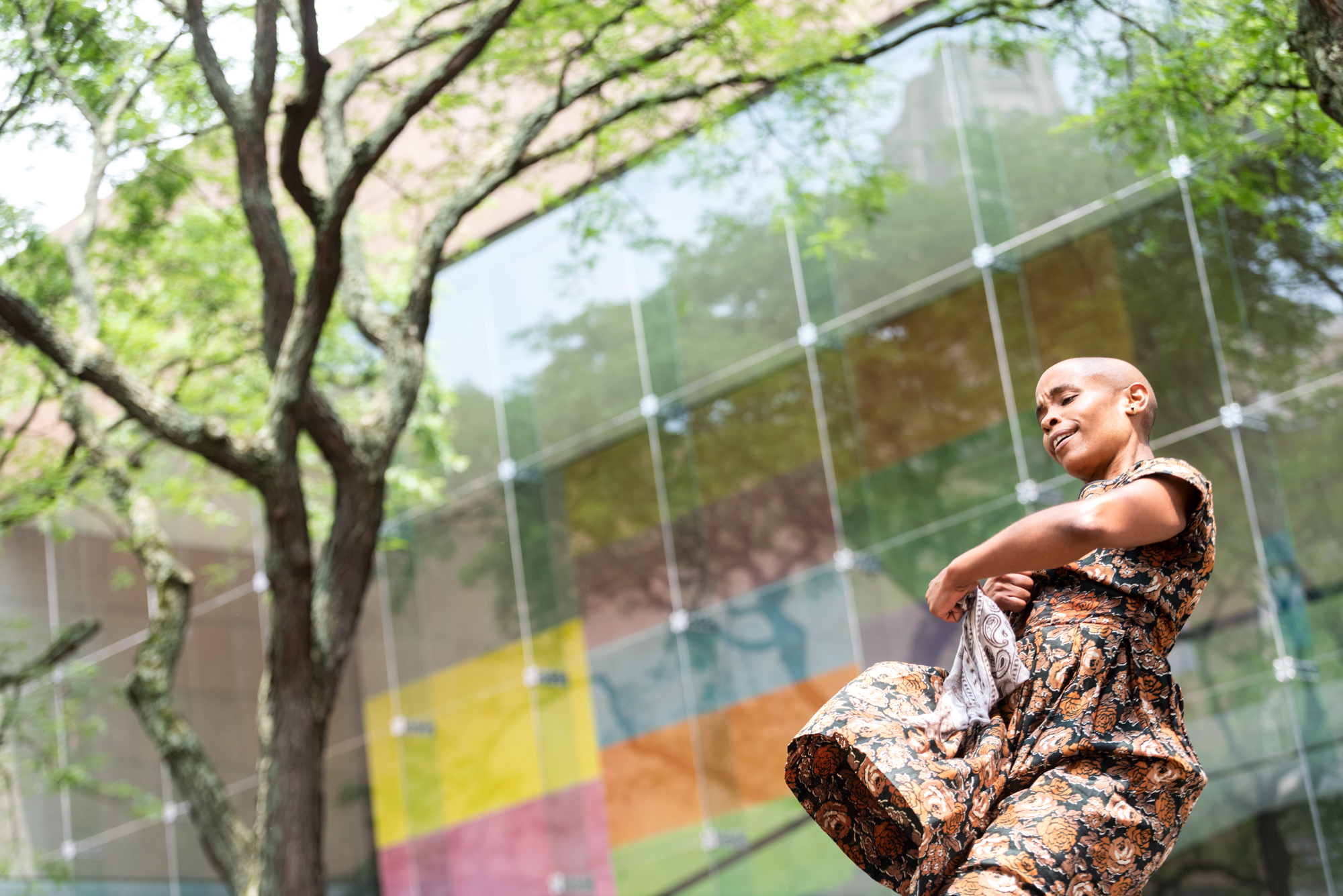 Performance still of N I L E by Jasmine Hearn.