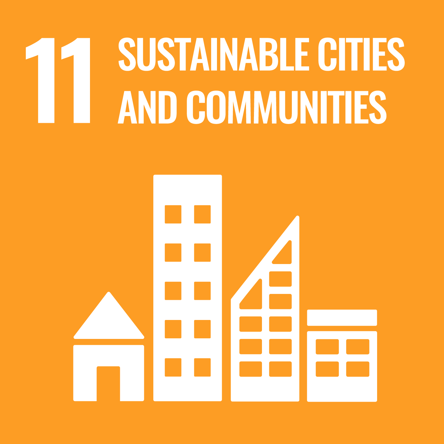 SDG Goal icon for Sustainable Cities and Communities.
