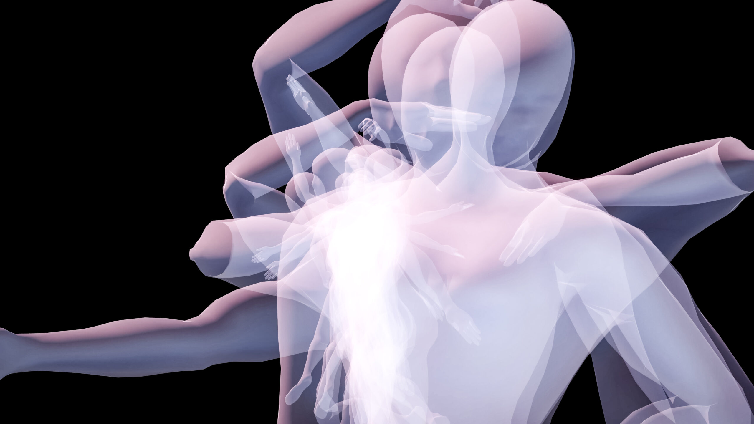 Kate Ladenheim, Still from Gestural Publics, Experiment 1, 2024. Choreography, Motion Capture, 3D Animation