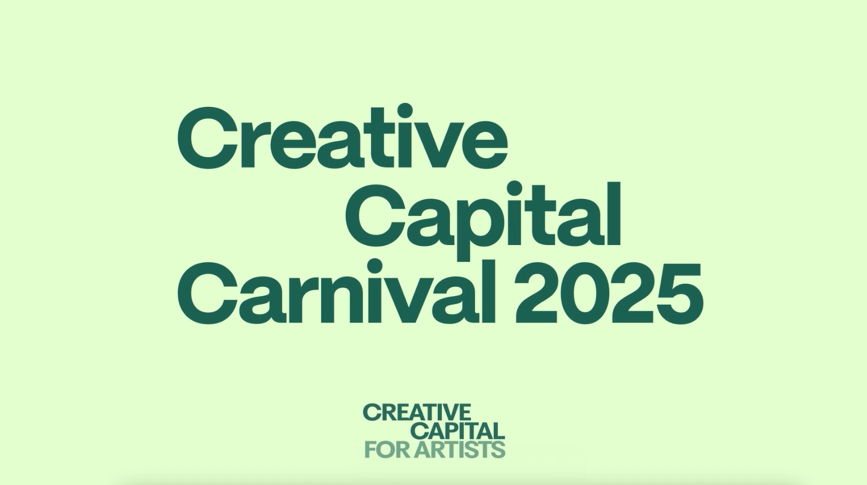 Creative Capital Carnival 2025: Celebrating Artistic Freedom ...