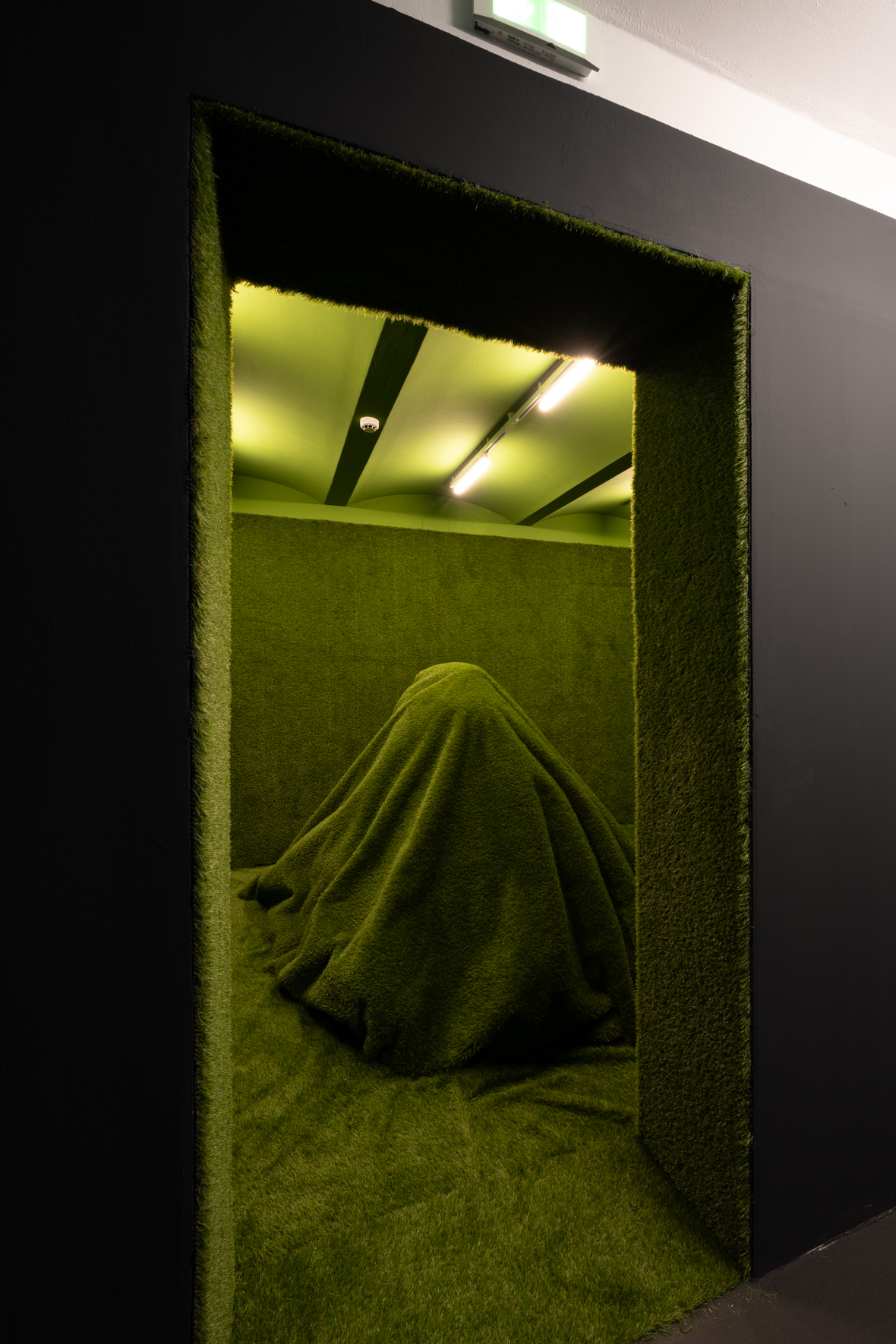 Mimi Onuoha. Installation shot of We Don’t Talk About That. Photographer Credit: Sophie Pölz 