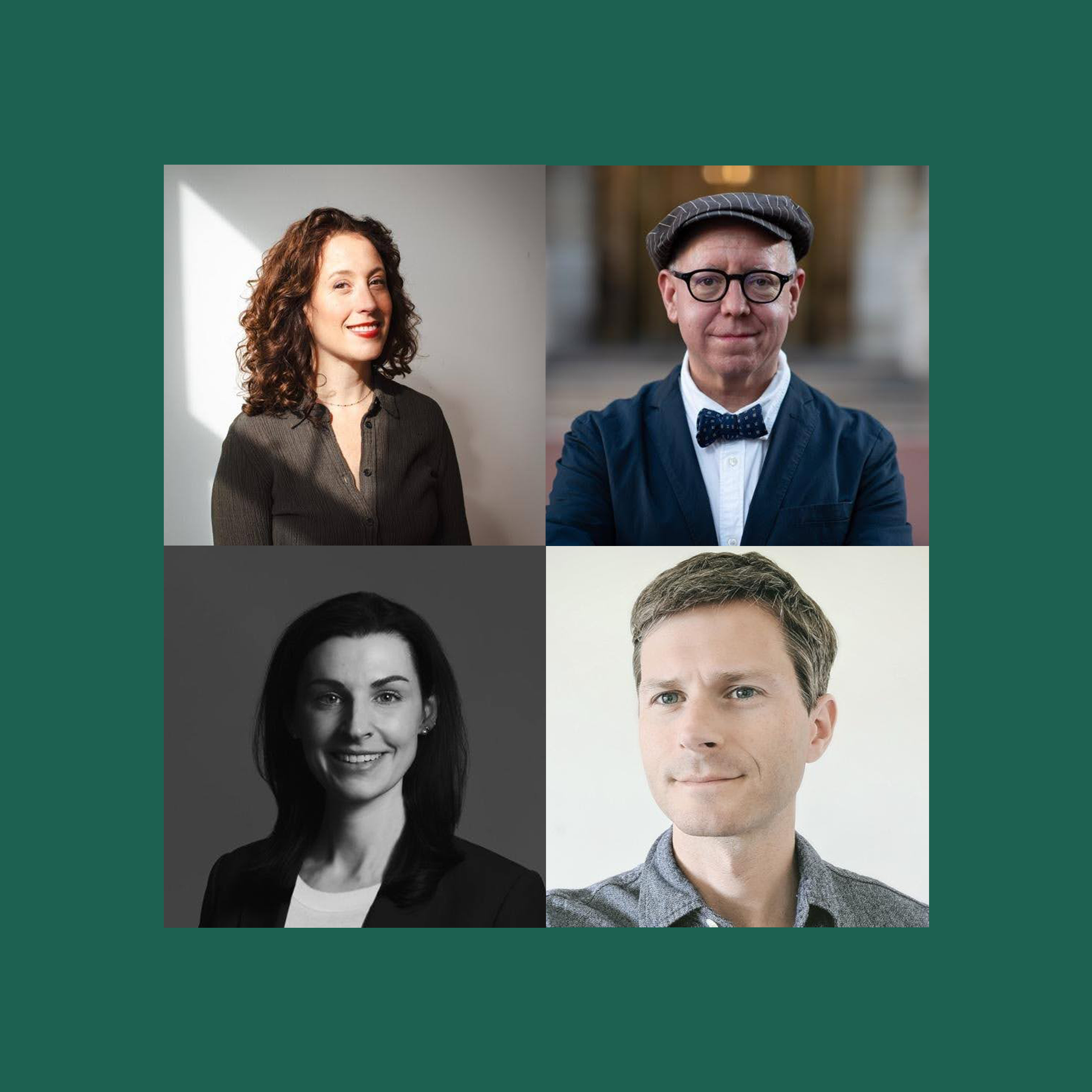 Creative Capital Board Members Aliza Nisenbaum, James Schamus, Sarah Duzyk, and Tyler Horan
