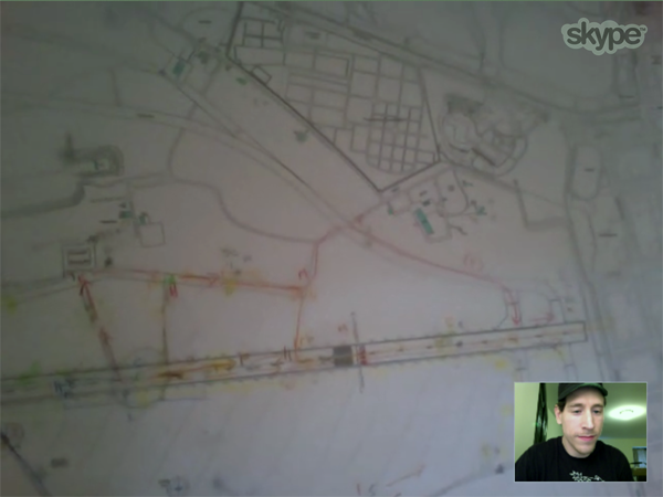 Map of Tempelhof Field, Berlin