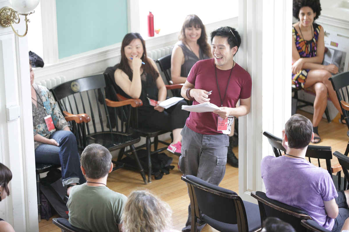 Byron Au Yong at the Creative Capital Pre-Retreat