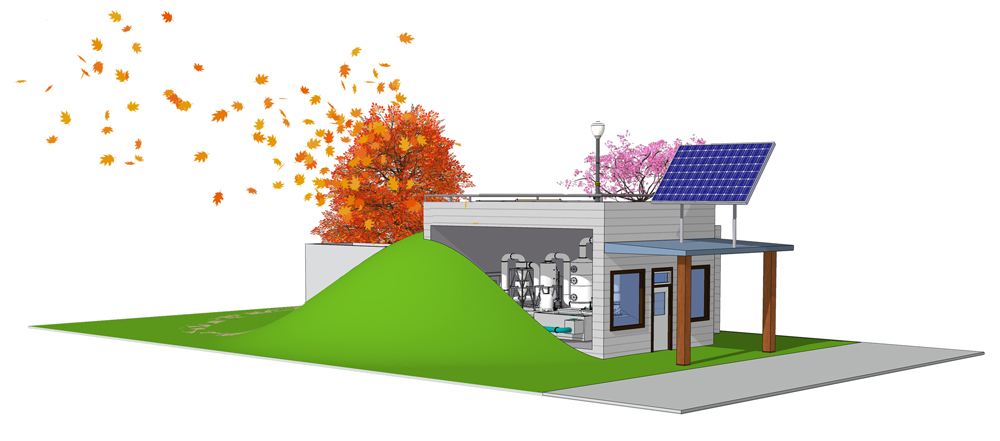 Concept rendering of SuttonBeresCuller's "Mini Mart City Park"