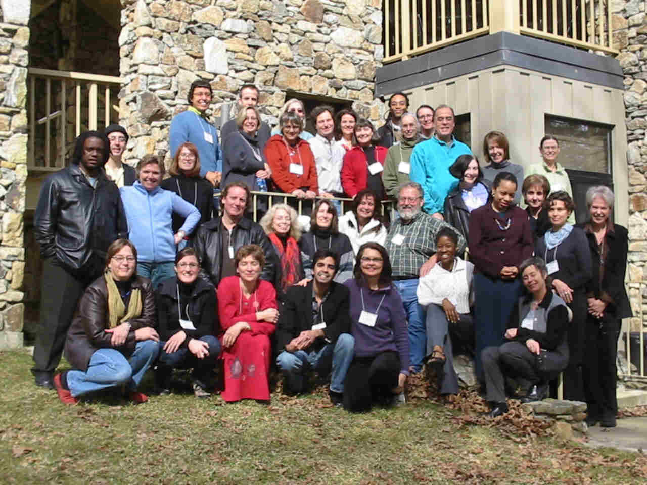 A group shot from one of our earliest Professional Development Workshops in 2004