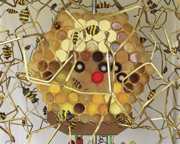 "The Beekeeper" [detail] by Kelly Heaton