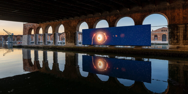 Installation view of Wu Tsang’s Of Whales in Venice